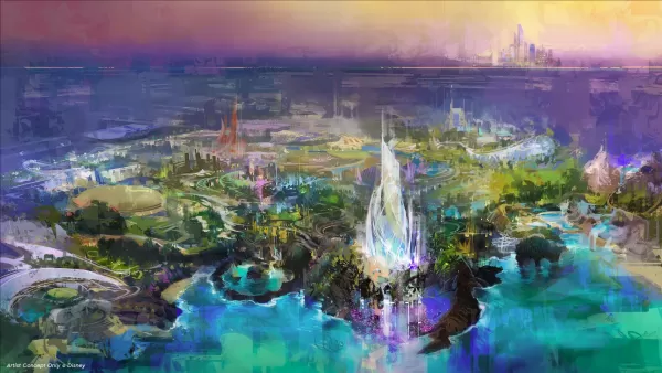 Concept art del nuovo Disney Park ad Abu Dhabi