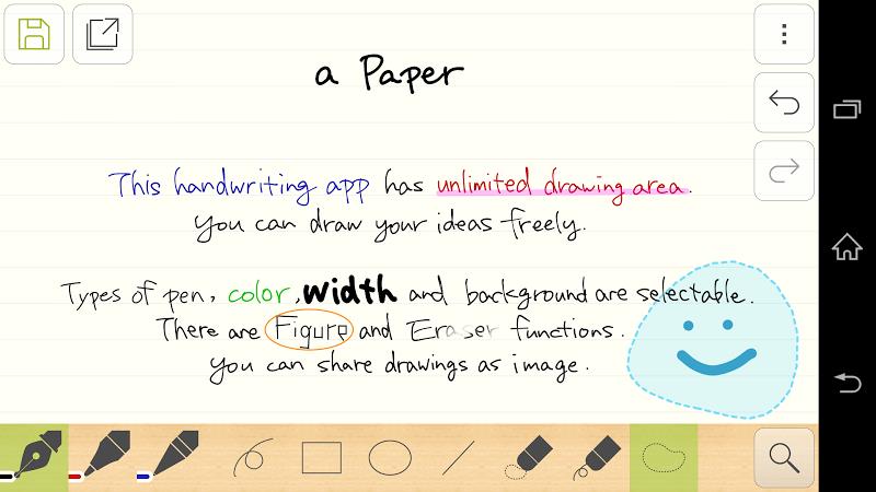 Handwriting memo a Paper Captura de pantalla 1