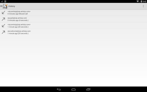 Voip By Antisip (+Video) Screenshot 2