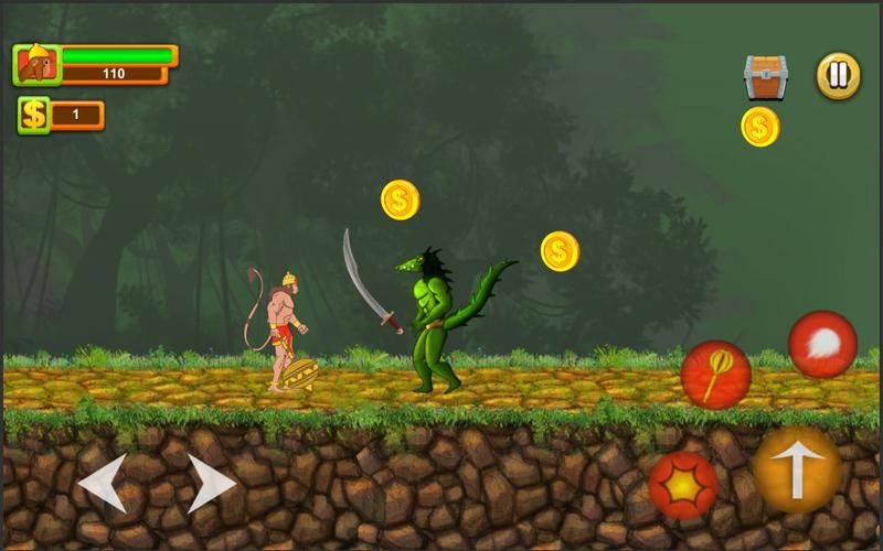 Hanuman Adventure Indian game Ekran Görüntüsü 0