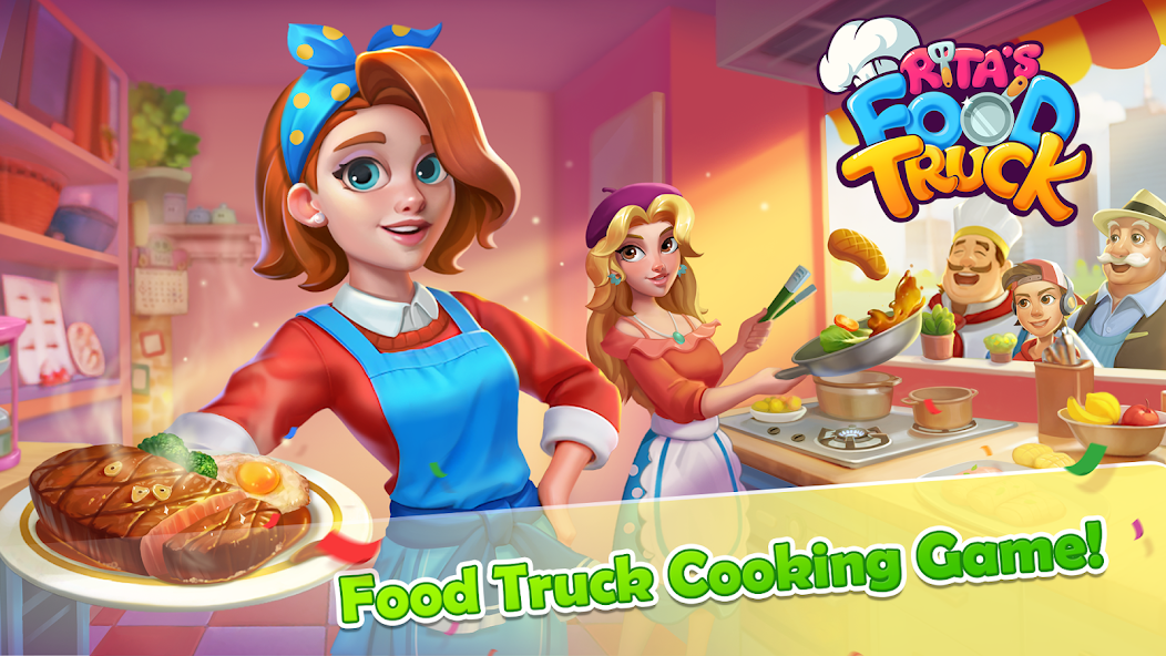 Rita's Food Truck:Cooking Game Mod スクリーンショット 0