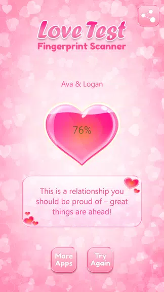 Love Compatibility Test Fingerprint Скриншот 1