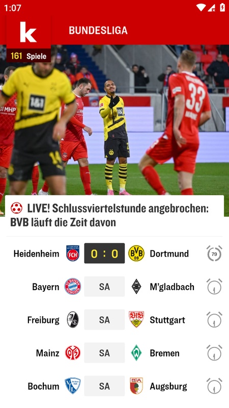 kicker Fußball News Captura de tela 0