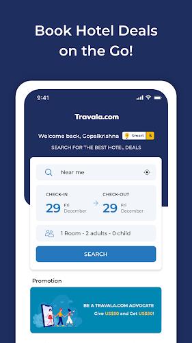 Travala.com: Hotels & Flights Ekran Görüntüsü 0