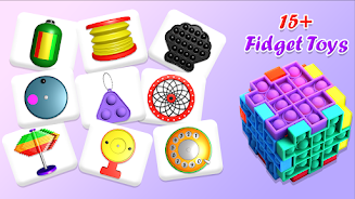 Fidget Toys Set Pop It Bubble Captura de tela 0