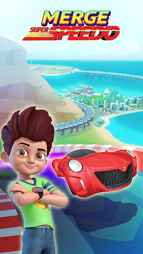 Merge Super Speedo - Kicko Car Tycoon スクリーンショット 0