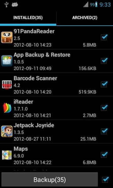 Super Backup: SMS and Contacts Screenshot 3