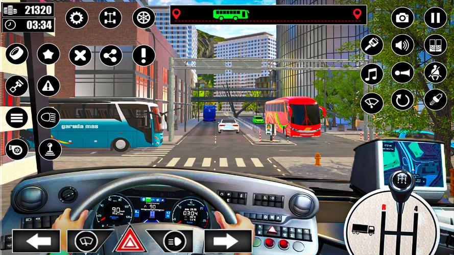 Motor Bus Simulator Coach Game Captura de tela 0