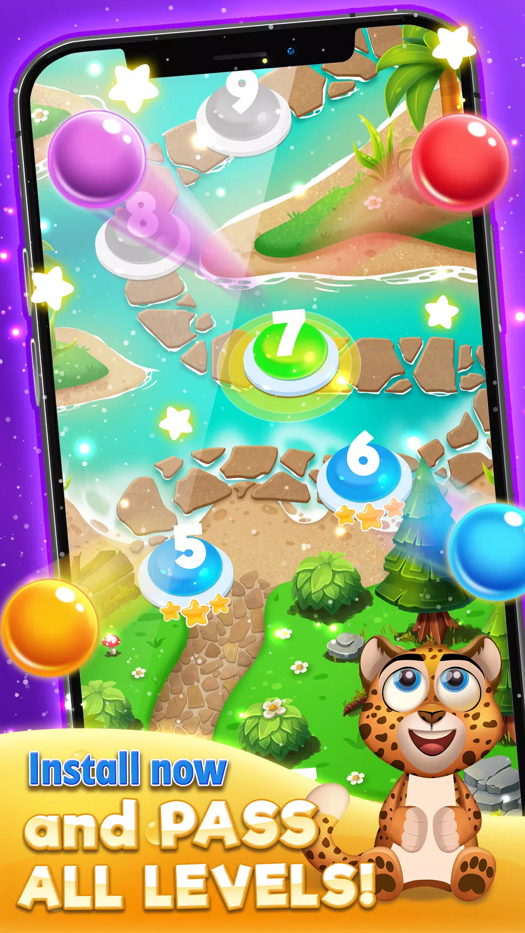 Bubble Pop: Wild Rescue Tangkapan skrin 3