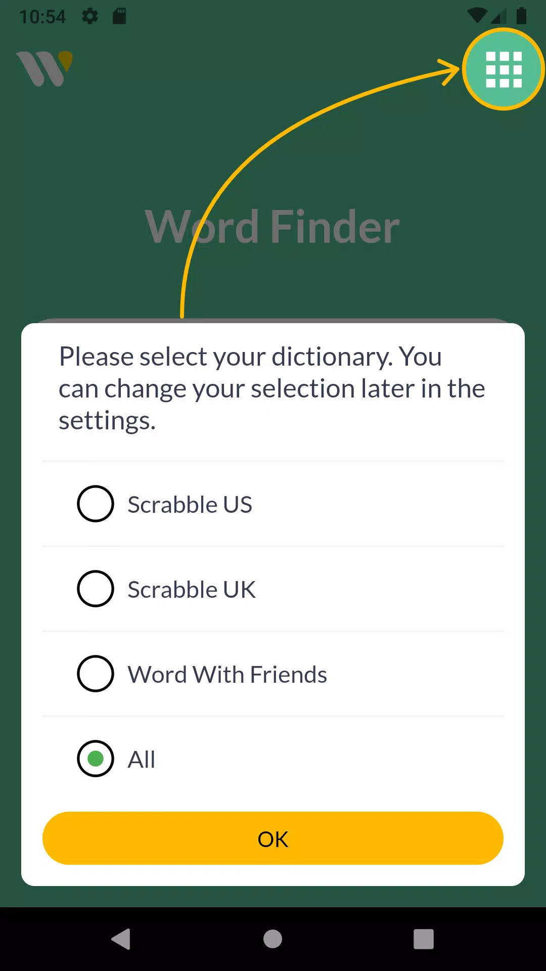 Wordfinder by WordTips Screenshot 0