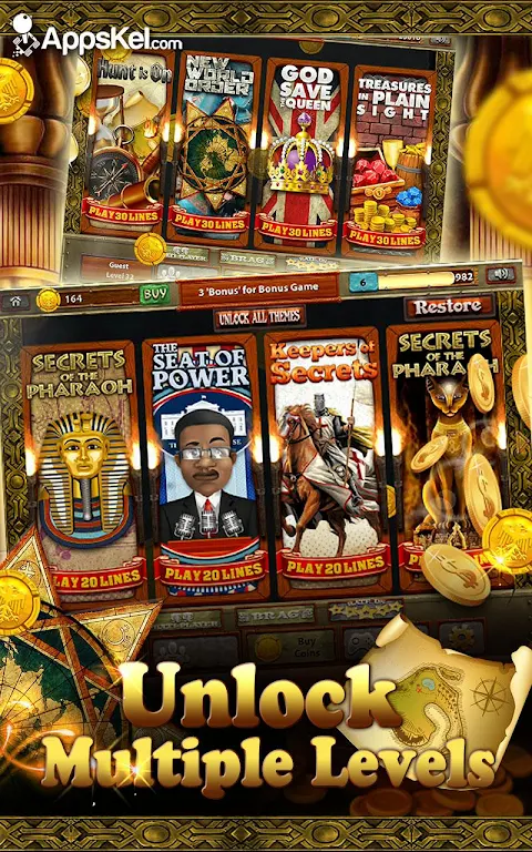 Schermata Lost Kingdom Treasure Slots– Las Vegas Casino Game 2