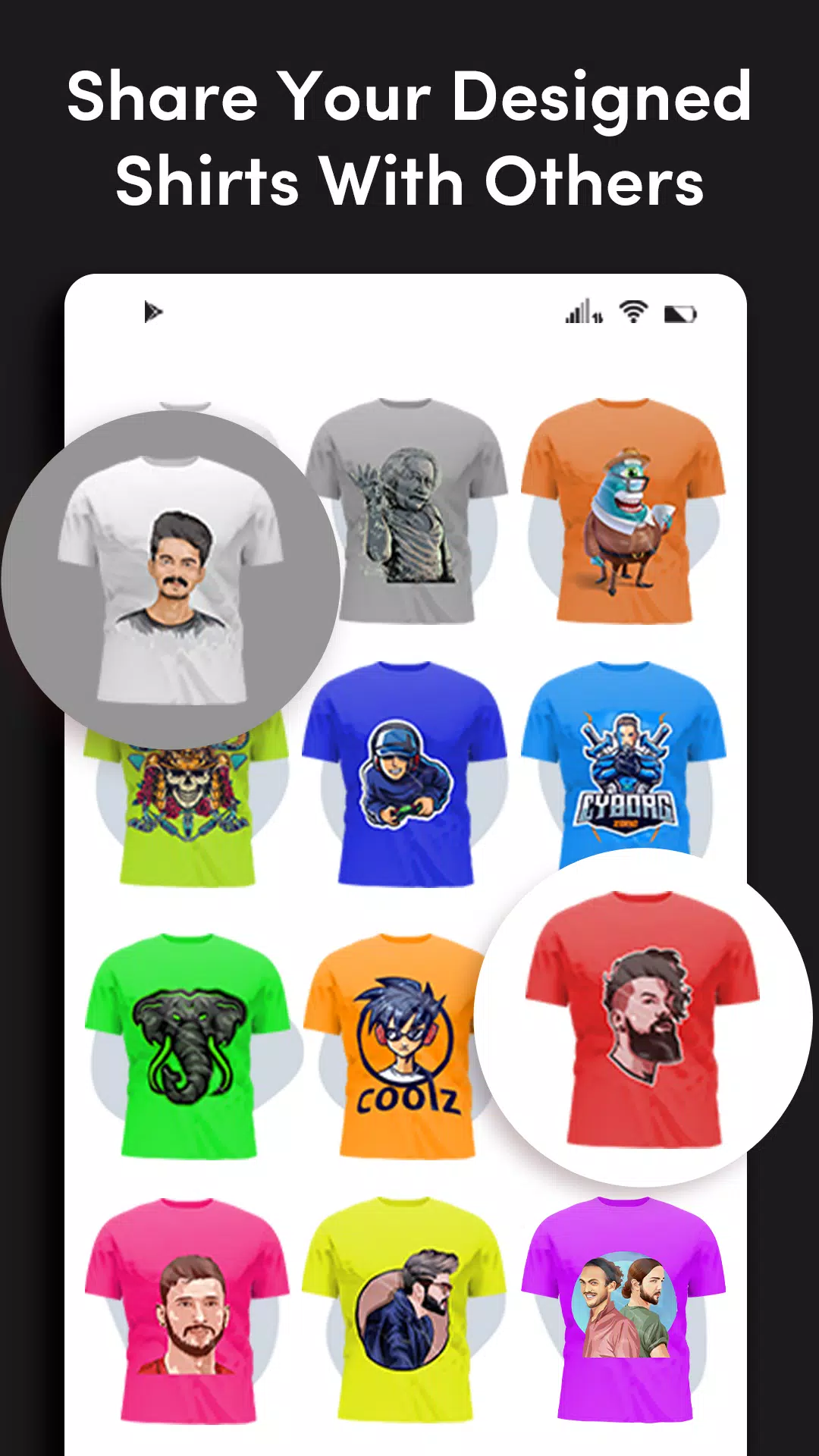 T Shirt Design Maker – YoShirt স্ক্রিনশট 1