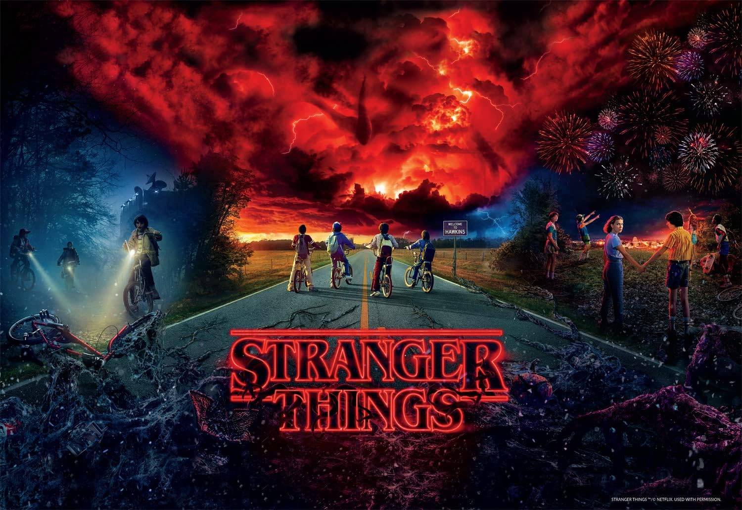 Buffalo Games Stranger Things Trilogy 2.000 peças quebra -cabeça