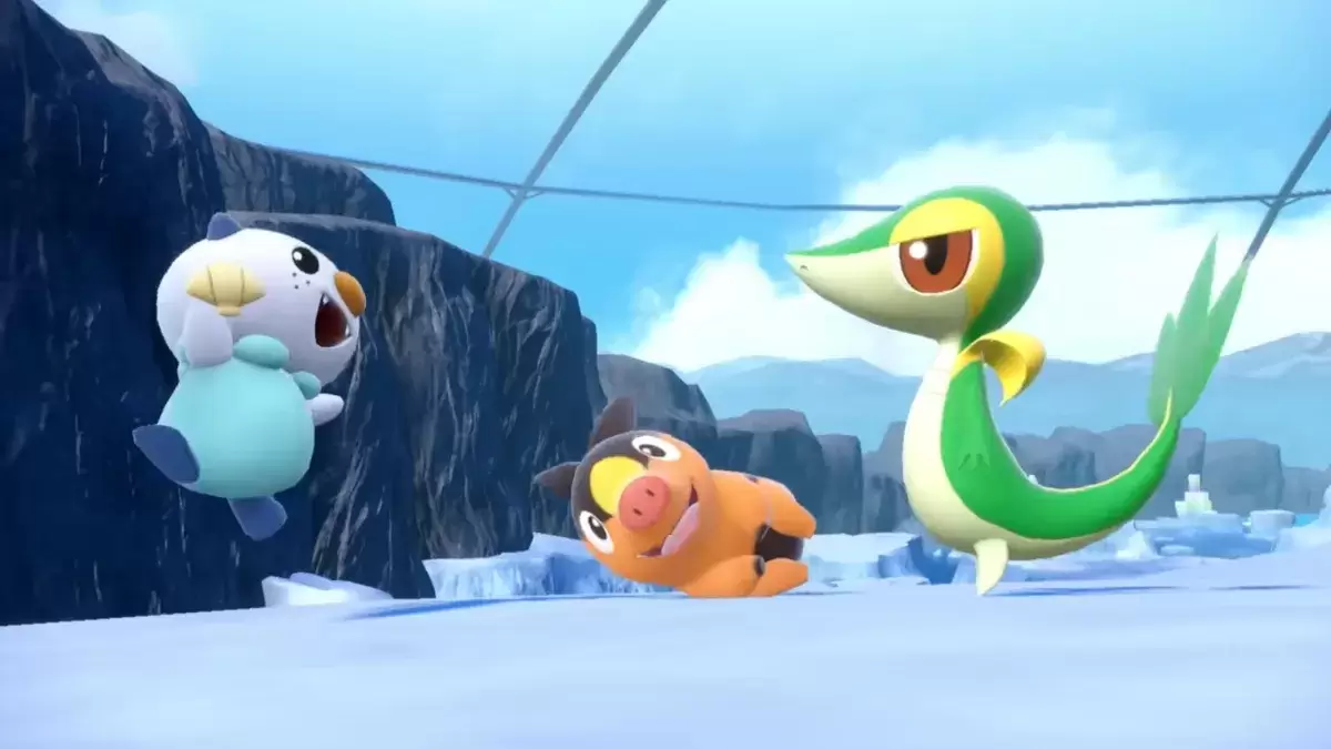 Gen 5 Starter Oshawott, Tepig und Snivy in Pokémon Scarlet & Violet