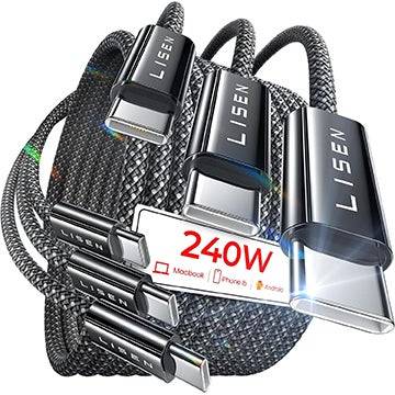 Cables USB USB de 3 paquetes USB