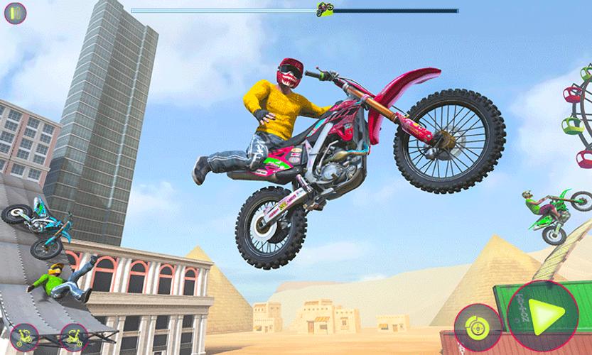 Crazy Bike Racing Stunt Game Capture d'écran 1