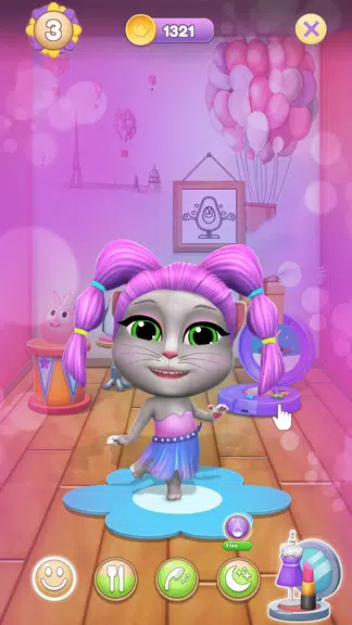 Virtual Pet Lily 2 - Cat Game Schermafbeelding 1