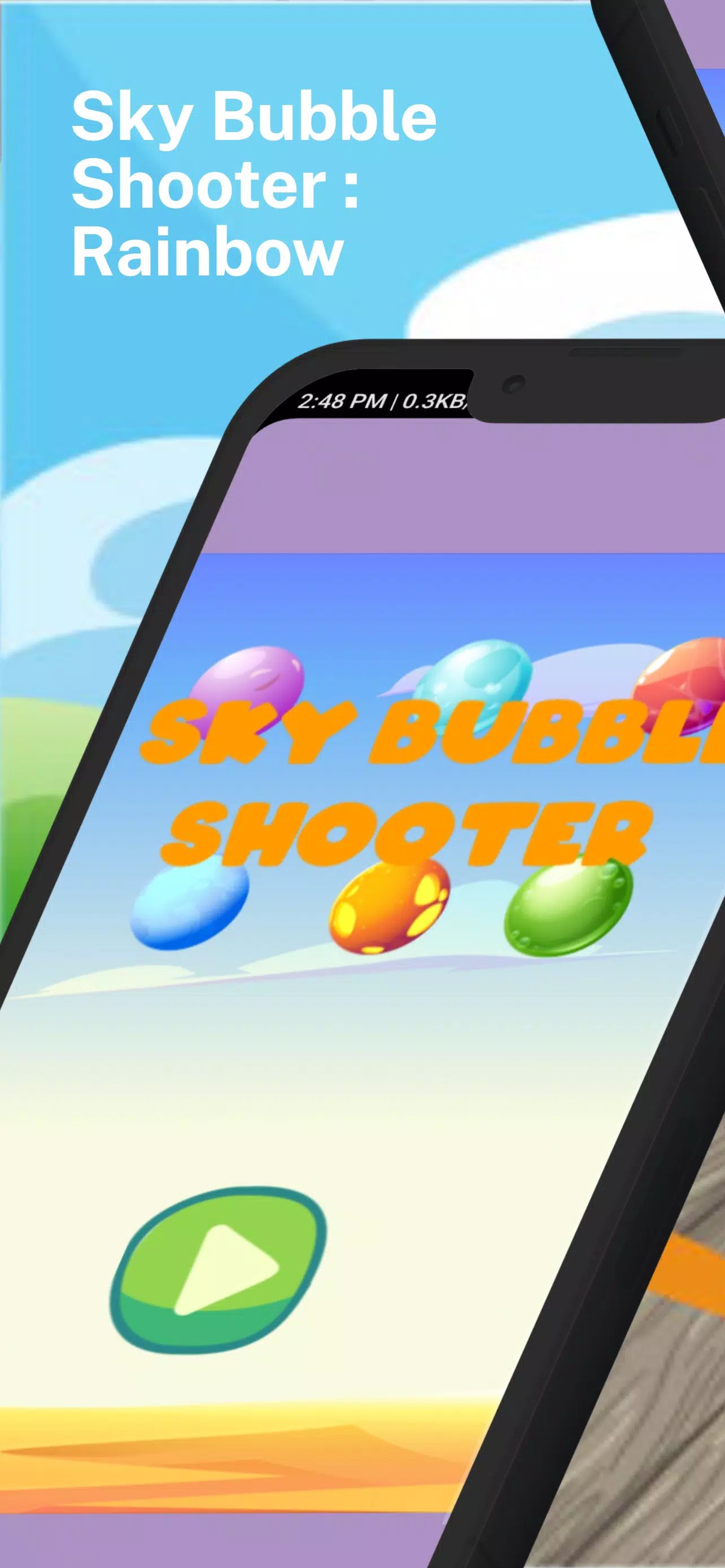 Sky Bubble Shooter : Rainbow Ekran Görüntüsü 0