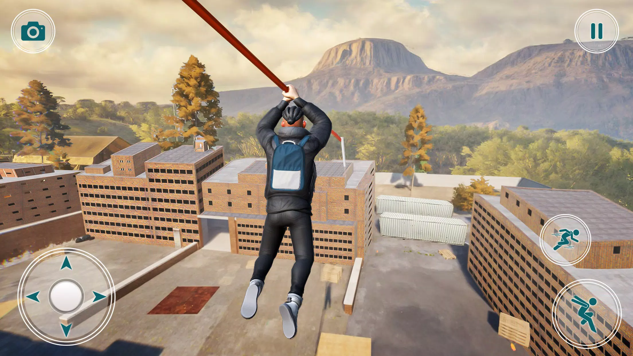 Going Up Parkour Rooftop Games 스크린샷 3