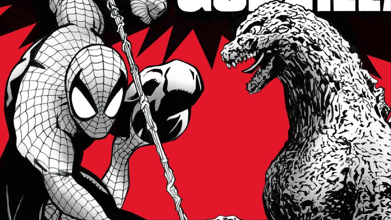 Pertunjukan besar Godzilla dengan Spidey