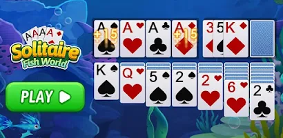 Solitaire Fish World-OceanTrip 螢幕截圖 0