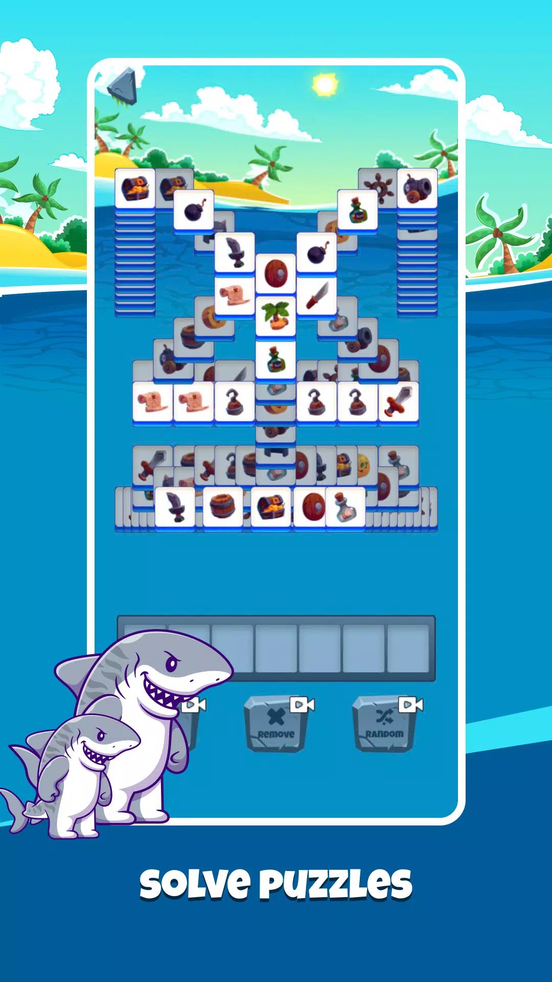 Shark Attack:Match Puzzle Game ဖန်သားပြင်ဓာတ်ပုံ 1