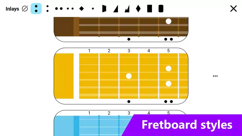 Guitar Fretboard: Scales Tangkapan skrin 3