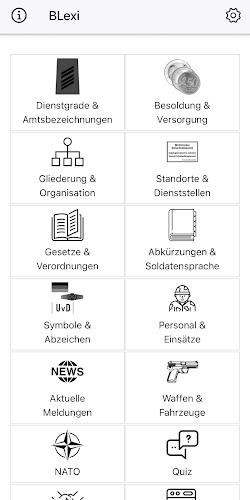 Schermata BLexi – Lexikon zur Bundeswehr 0