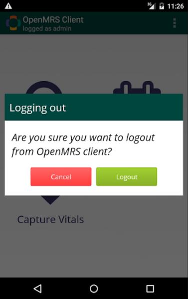 OpenMRS Android Client ภาพหน้าจอ 2