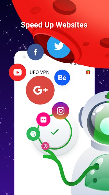 UFO VPN Mod Zrzut ekranu 1