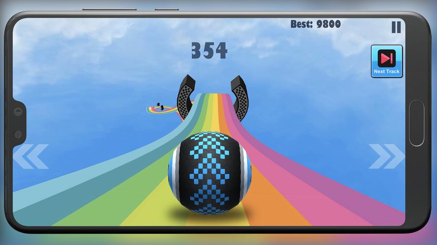 Rolling Ball Impossible road Schermafbeelding 0